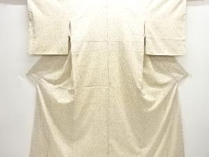 亀甲模様織り出し本塩沢着物